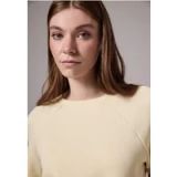 Street One Studio F322980 Raglan T-shirt voor dames in zijdelook, Mellow Vanilla, 38