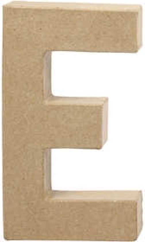 Panda - Letter, groot, E, h: 20,5 cm, b: 11,5 cm, 1stuk, dikte 2,5 cm