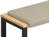 vidaXL Bankkussen Textured Velvet Zand 80 cm