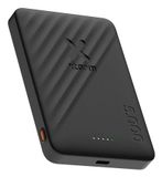 Xtorm Go2 Magnetic Wireless Power Bank 5000 mAh 20 W USB-C PD + magnetisch opladen 15 W premium materialen ultradunne houtskool zwart XG2WP051