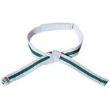 Kwon Ceinture de scratch blanche/verte/blanche Budō enfant