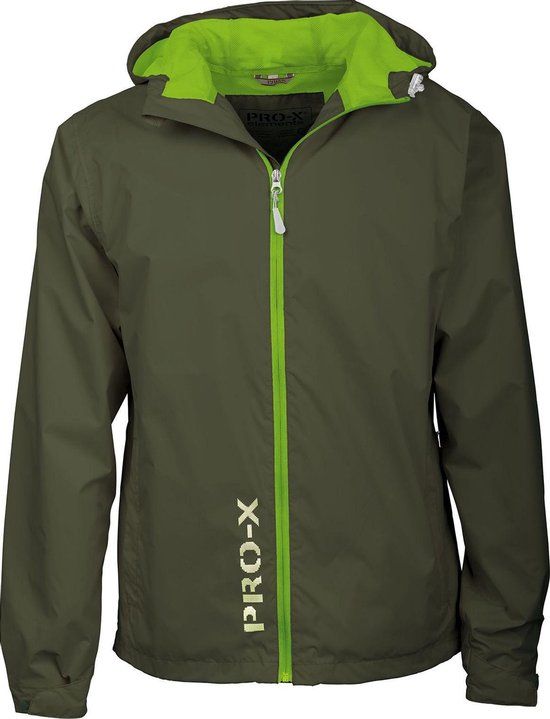 Pro X elements Regenjas Flash Pro - Mannen - Maat M - Donkergroen