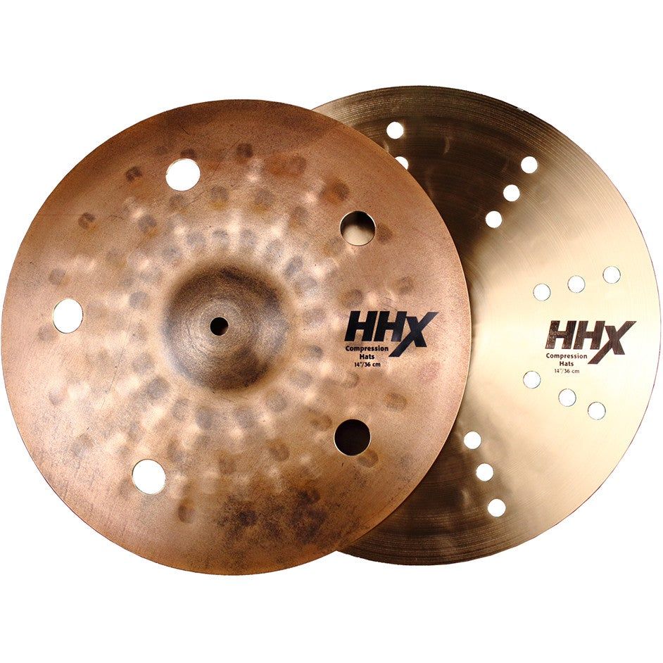 Sabian HHX Compression Hats 14 inch Hi-Hat Cymbals
