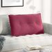 vidaXL Coussin de dossier Rouge vin 80 x 50 cm velours côtelé
