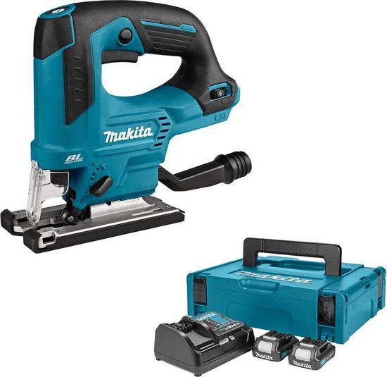 Makita JV103DSAJ 10.8V Decoupeerzaag D-greep | 1x 2.0Ah accu