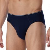 SCHIESSER 95/5 slip (1-pack) - heren supermini slip biologisch katoen donkerblauw
