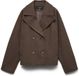VERO MODA VMVINCELINE SHORT JACKET NOOS Dames Puffer Jas Chocolate Brown Polyester