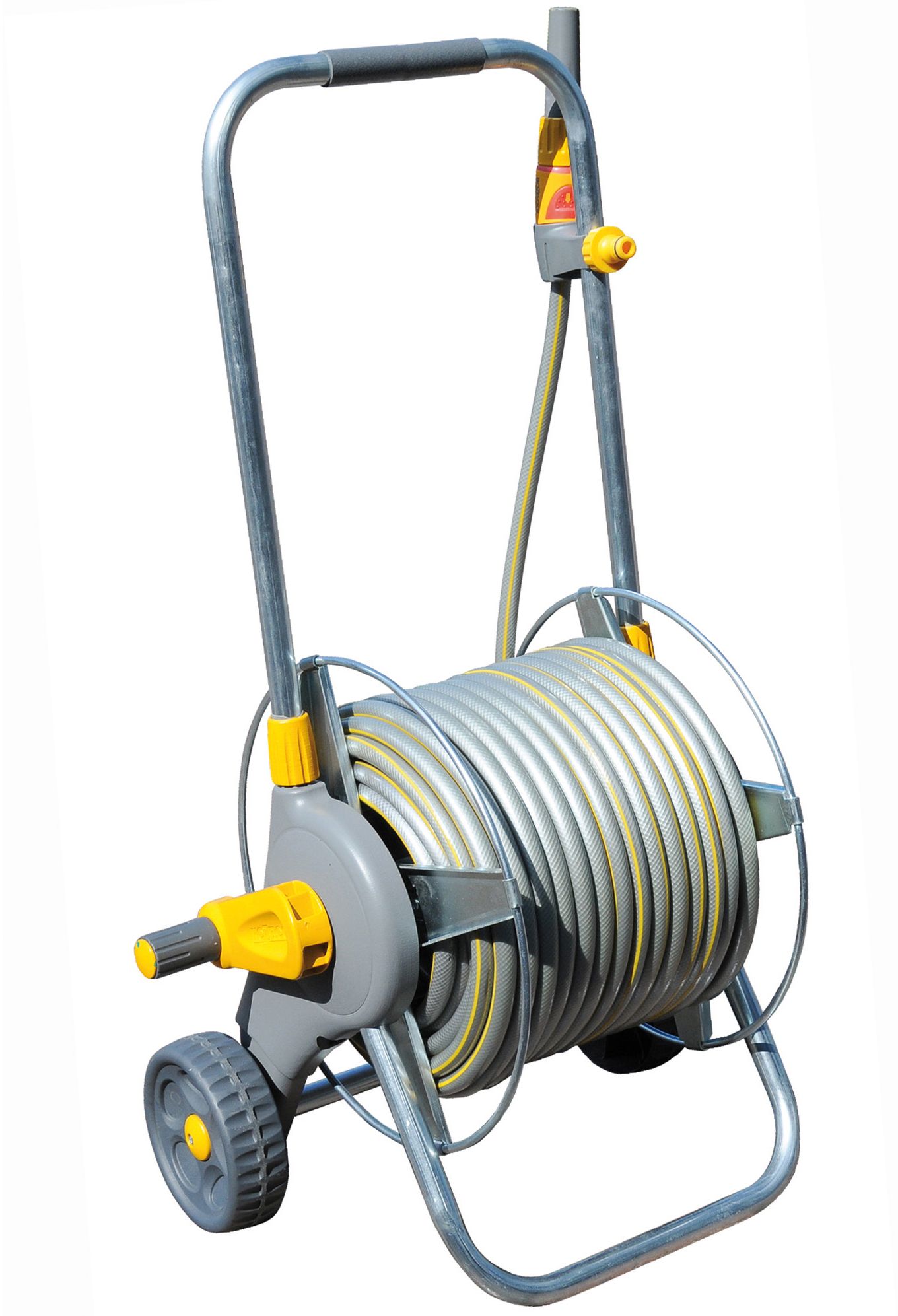 Hozelock Ultra Metal Cart Slangenwagen - 60 meter - Grijs - Inclusief 30 meter slang