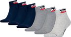 Levi's 6 paar Mid Cut SPRTWR LOGO unisex sokken kousen 701220482