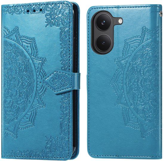 imoshion Mandala Bookcase - Geschikt voor Xiaomi Poco X8 Pro - Turquoise