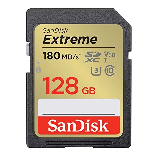 SanDisk Extreme SDXC UHS-I Kaart 128 GB