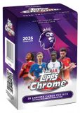 Topps Chrome Premier League 2026 VALUE BOX Cartes de football