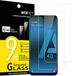 NEW'C 2 stuks gehard glas voor Samsung Galaxy A40, displaybeschermfolie zonder luchtbellen, zeer robuust (0,33 mm HD ultra transparant), hardheid 9H, glas