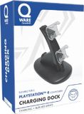 Qware Station de recharge, compatible avec PlayStation 4 – Recharge simultanée de 2 manettes