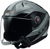 LS2 OF603 Infinity II Veyron Glossy Grijs Wit 06 Jet Helm - Maat XXXL