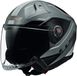LS2 OF603 Infinity II Veyron Glossy Grijs Wit 06 Jet Helm - Maat XXXL