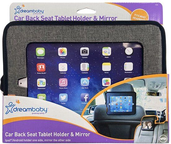 Dreambaby Tablethouder En Spiegel - Grijs/Zwart