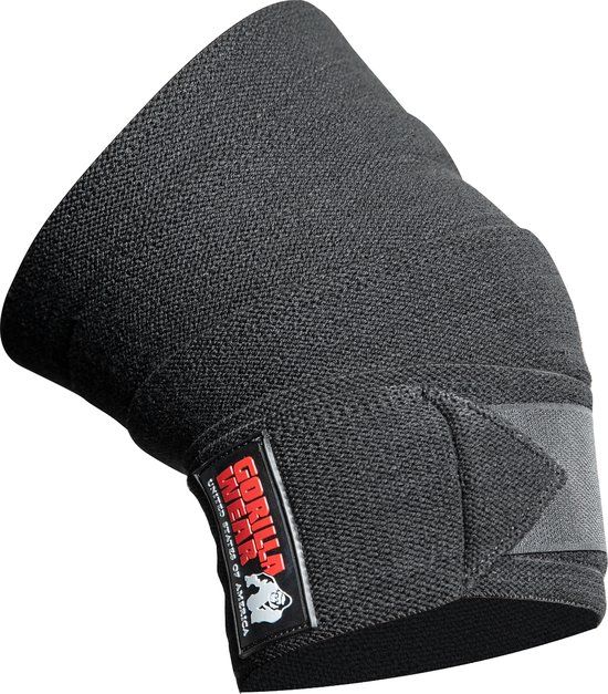 Gorilla Wear Knee Wraps - Black - 250 cm