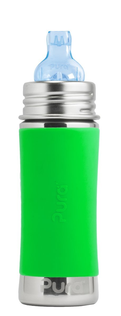 Pura Kiki tuitfles 325 ml + groene sleeve