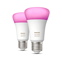 Philips Hue White and Color Ambiance Smart Bulb - 2 Pack - E27 - Bluetooth