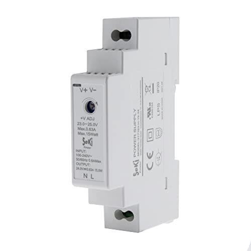 Seki DIN-rail voeding H-15-24 - 24V - 0,63A - 15W DIN Rail - DIN-rails voeding