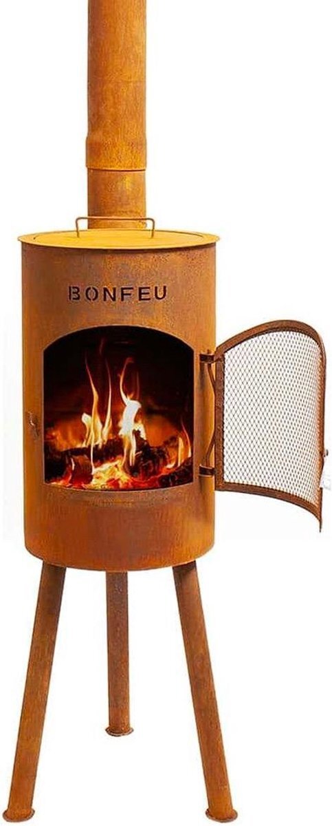 BonFeu BonGiano SP Roest (Ø 30 cm) vuurhaard Incl. BBQ rooster