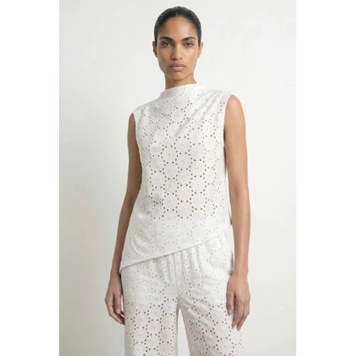 HYPEDROP Asymmetrische Top Ecru