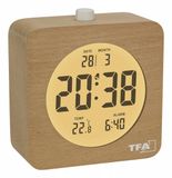 TFA-Dostmann Digitale houten wekker