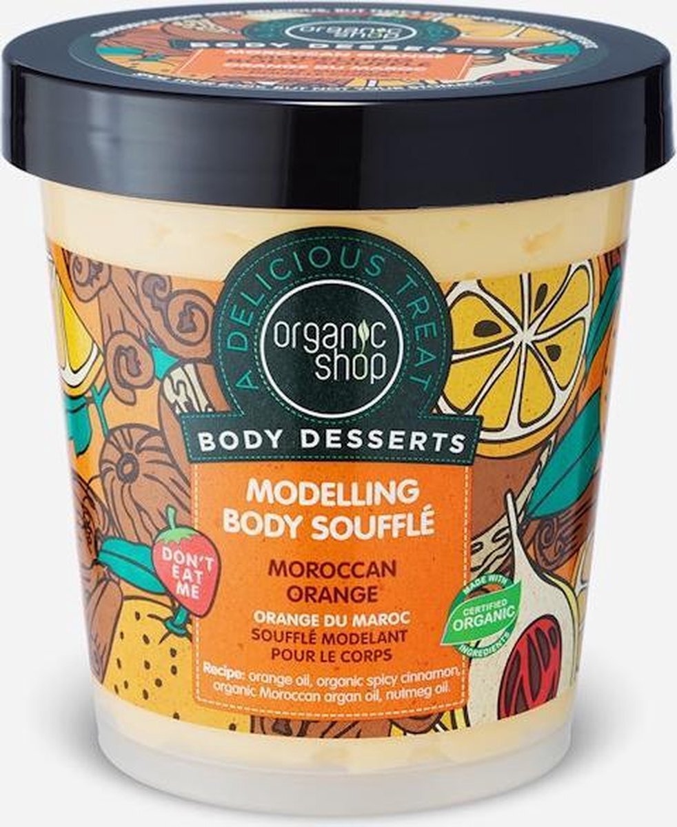 Organic Shop Organic Shop_body Desserts Moroccan Orange Modeling Body Souffle Modeluj?cy Mus Do Cia?a O Zapachu Maroka?skiej Pomara?czy 450ml
