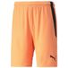 PUMA Short Teamliga - Orange/noir, pointure X-Small
