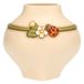THUN Vaas met lieveheersbeestje, keramiek, collectie Country Bloom, 20,1 x 15,8 x 19,1 cm