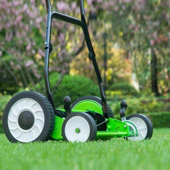 Raya Push Mower - 16 inch - 9-speed - Manual - With Collector - Adjustable Height - EAN: 0000456456123