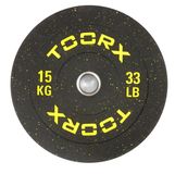 Toorx Professional DBCR-15 Crumb Bumper Halterschijf - 50 mm - 15 kg - Geel
