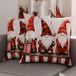 PETTI Artigiani Italiani - Paar kussenslopen 60 x 60 cm van microvezel, kerstdecoratie, voor slaapkamer, bank, woonkamer, set van 2 kussenslopen, kussensloop Xmas 5