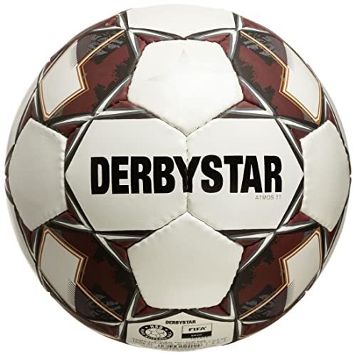 Derbystar Atmos Tt V22 voetbal wit zwart rood 5