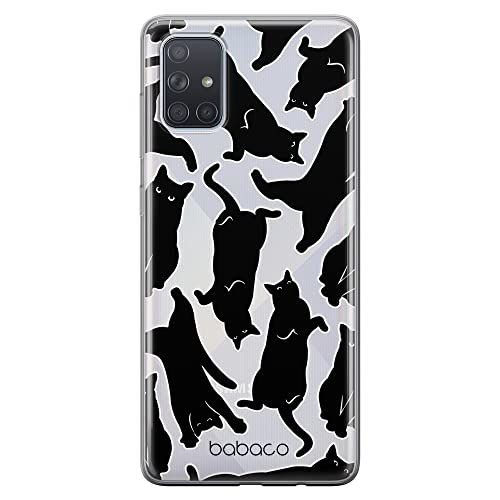 ERT GROUP mobiele telefoonhoesje voor Samsung A71 - Babaco Cats 005