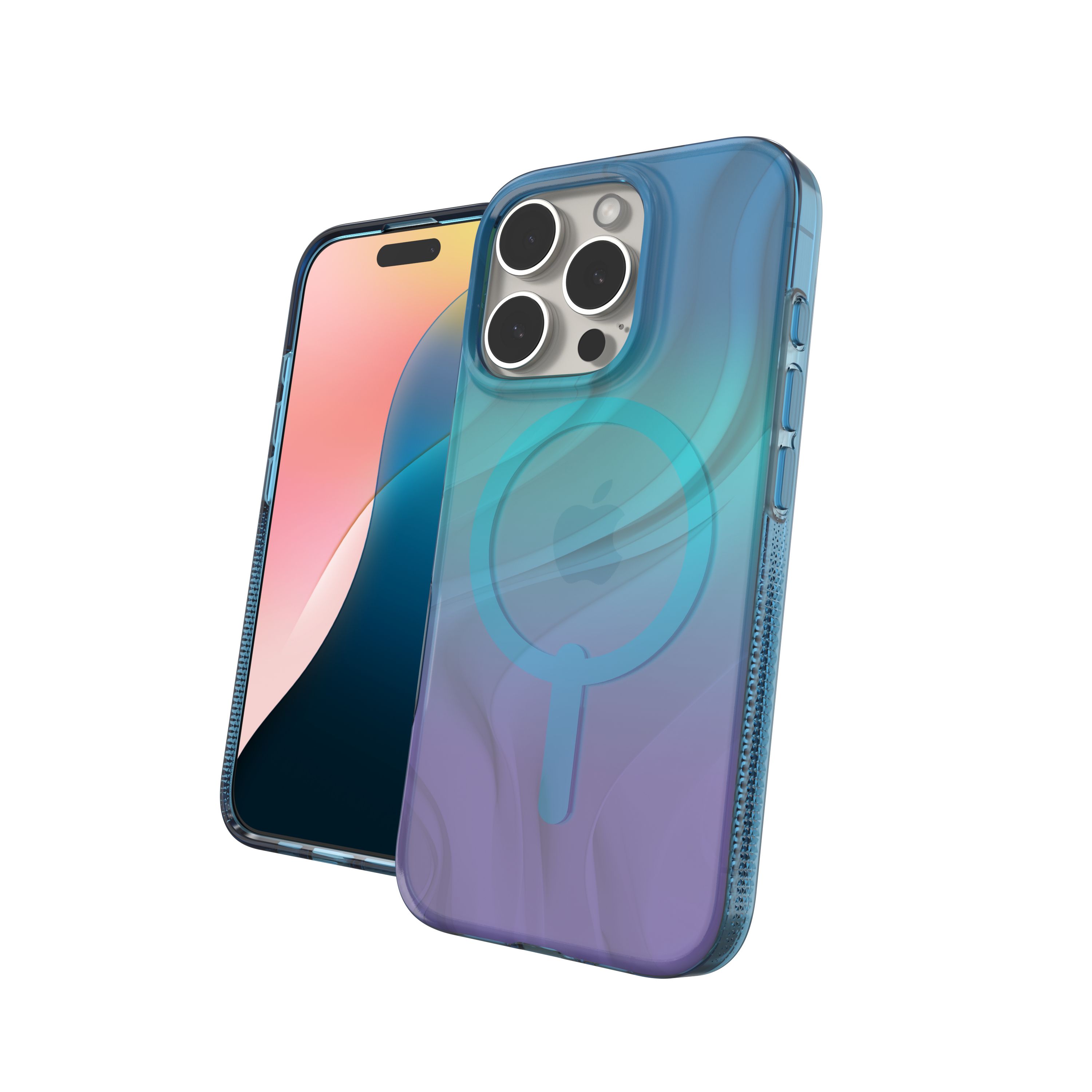 ZAGG Milan Snap Case for iPhone 16 Pro - Blue/Purple