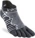 Injinji Ultra Run Lightweight No-Show Laine - Gris/Blanc - 40-44