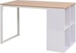 Maison Exclusive - Bureau 120x60x75 cm brun chêne et blanc