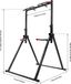 Barre de traction et station de dips - Station de musculation avec hauteur réglable