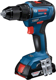 Bosch GSR 18V-55 Accuboormachine - 1750 RPM - Zonder sleutel - 1 kg - Zwart/Blauw