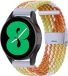 By Qubix - Braided nylon bandje voor Huawei Watch GT 4 / GT 5 (41mm) & GT 5 Pro (42mm) - Geel/Oranje