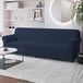 Italian Bed Linen Fashionable Bankhoes met volledige afdekking, donkerblauw voor 4-zits