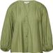 s.Oliver Gestructureerde Viscose Blouse met Plooien en 3/4 Raglan Mouwen Dames