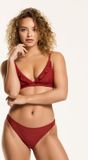 Shiwi Bikini set BEAU - FIXED TRIANGLE SET RUFFLE - rood - 42