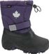 Canadians Bottes d'hiver pour enfants, violettes, taille 42 EUR