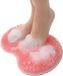 Bodybite Silicone voetscrubber en rugreiniger voor douche - roze
