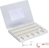 TRU COMPONENTS T24CA078 Kabelhouder Zelfklevend TC-12888584 Bundel-Ø (bereik) 5 tot 9 mm Wit 50 stuk(s)