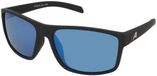 Alpina Nacan I P Zonnebril Black Matt/Blue Mirror