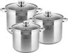 Kinghoff casseroles 6 pièces 16l/ 13l/ 11l KH4312